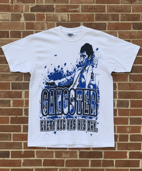 【USED】1990s SCARFACE スカーフェイス アルパチーノ 半袖Tシャツ ホワイト XLサイズ