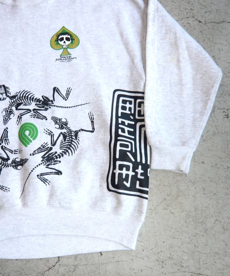 2000s POWELL PERALTA Bootleg クルーネックスウェット マルチプリント