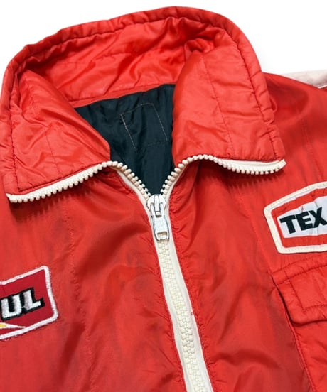 【USED】1970s Marlboro マルボロ TEXACO レーシングジャケット キルティング