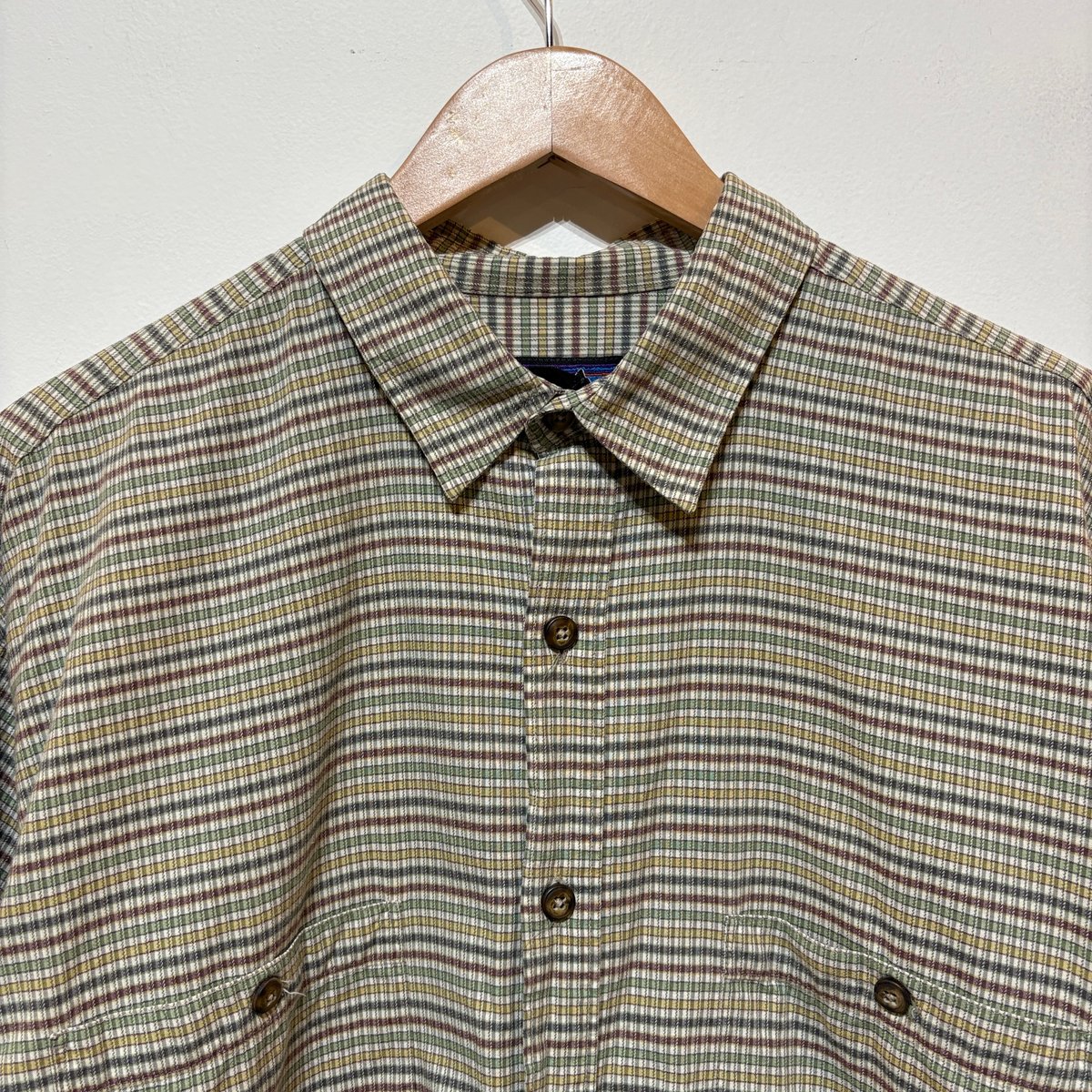 田*中様 Patagonia チェック柄ウールジャケット Lサイズ Patagonia チェック柄ウールジャケット Lサイズ
