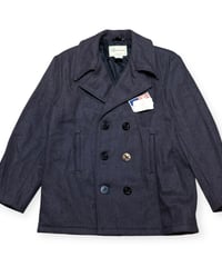 【DEADSTOCK】1990s MELTON P-COAT ピーコート グレー  アメリカ製 Mサイズ
