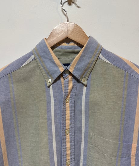 【USED】 1990s GAP BD SHIRT 長袖シャツ マルチカラー Mサイズ