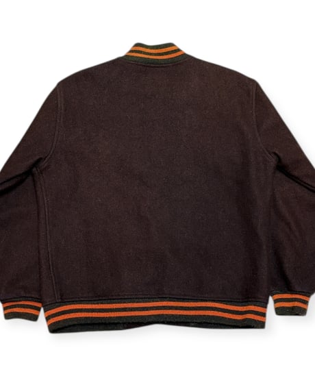 【USED】2000s Supreme スタジャン ブラウン Lサイズ アメリカ製
