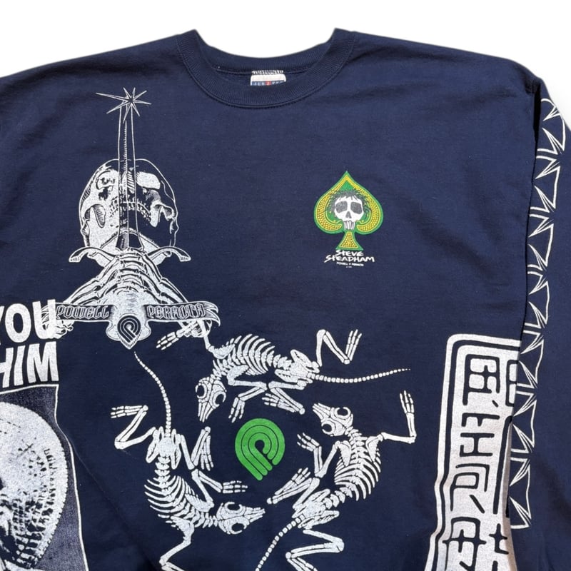 USED】2000s POWELL PERALTA パウエル マルチプリント Bootleg