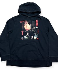 【USED】2000s HUF x KILL BILL MOVIE スウェットパーカー BLACK XLサイズ