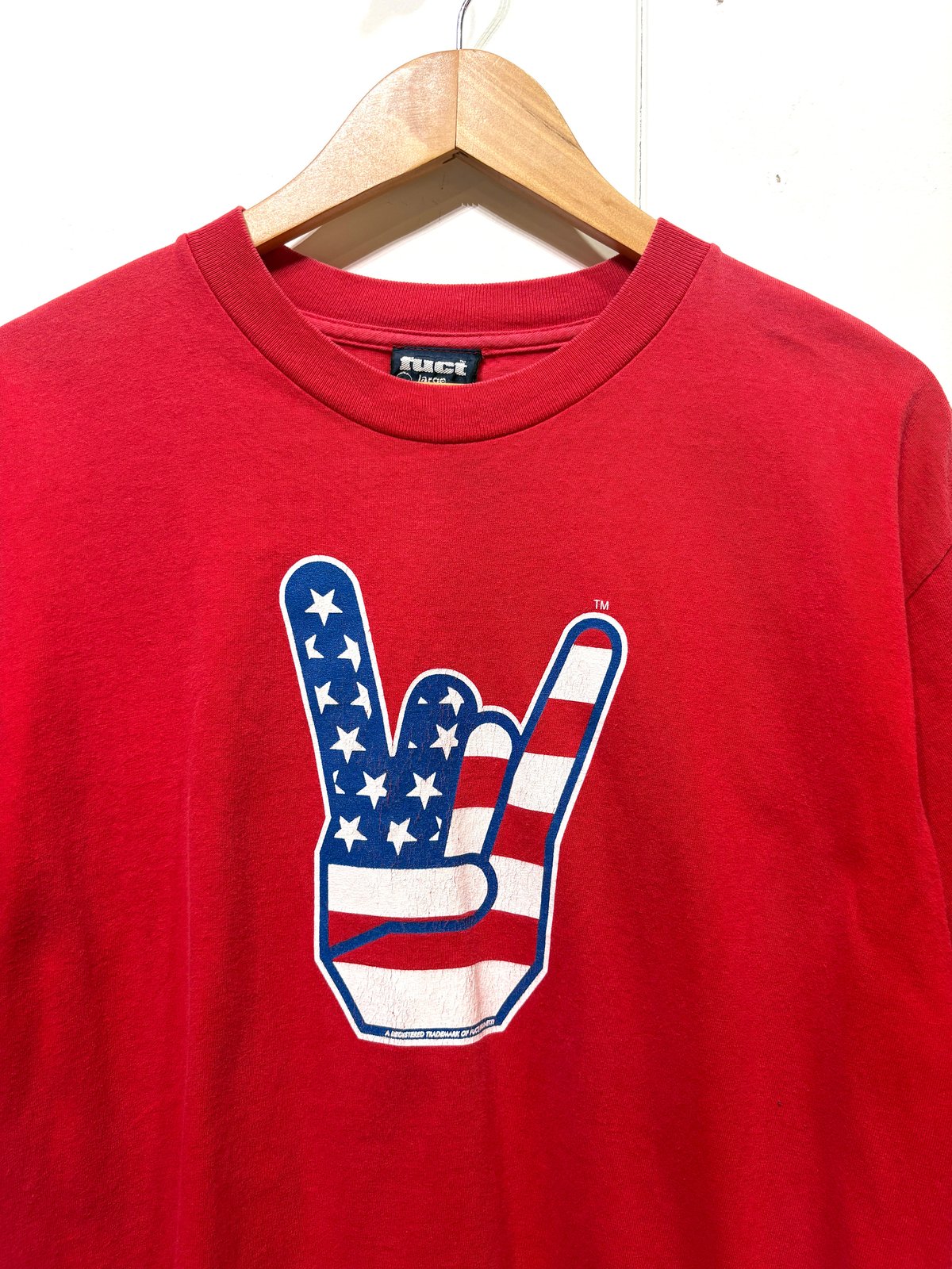 USED】 90s FUCT 半袖Tシャツ RED Lサイズ アメリカ製 | ATR