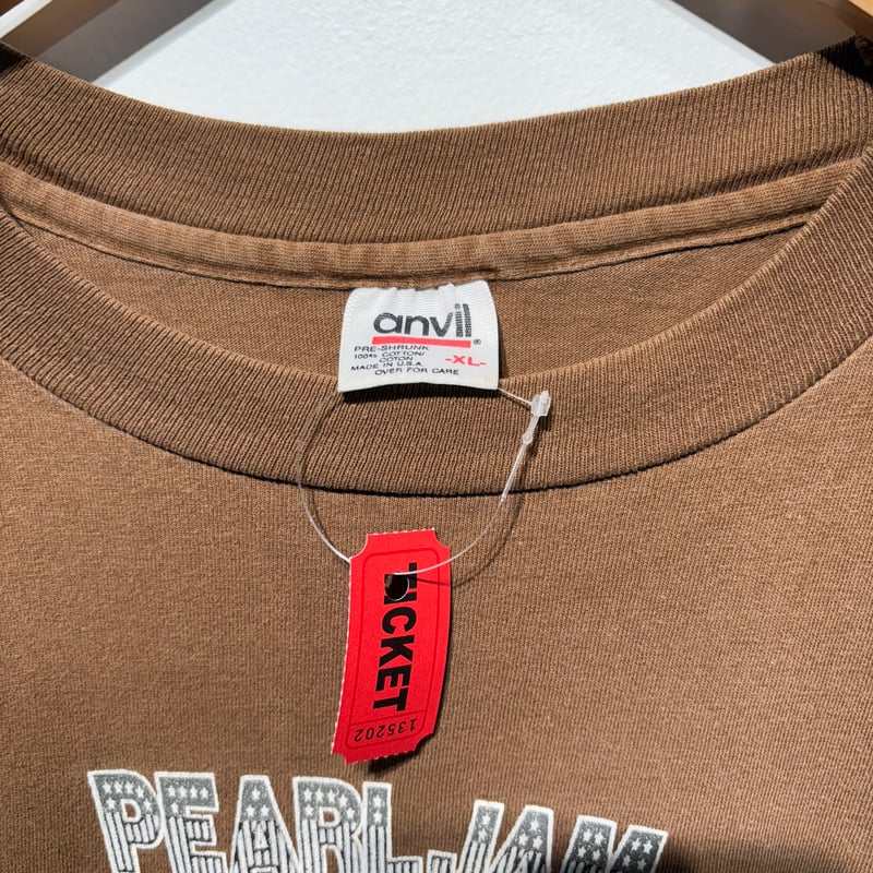 90年代のPEARLJAM！バンドTシャツ！VITAL CIRCULATION TOUR！アン