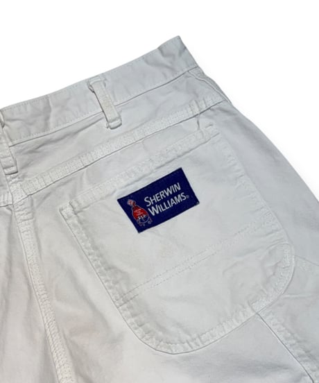 【USED】Dickies SW ペインターショーツ WHITE W32
