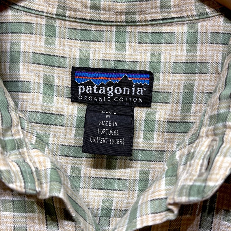 90s Patagonia パタゴニア フランネルシャツ Mサイズ ポルトガル