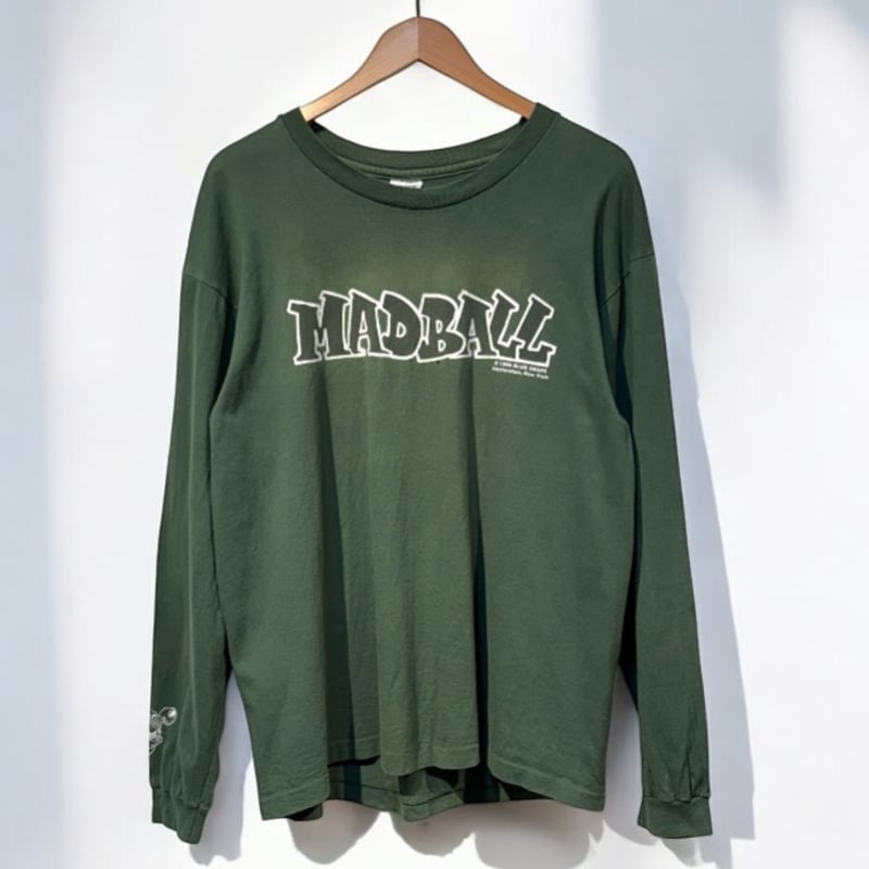USED】 96s MADBALL Blue Grape DMS 長袖Tシャツ バンド
