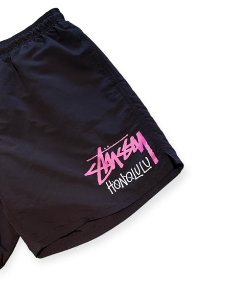 【NEW ITEM】 STUSSY  HONOLULU ホノルル限定  スイムショーツ BLACK Mサイズ