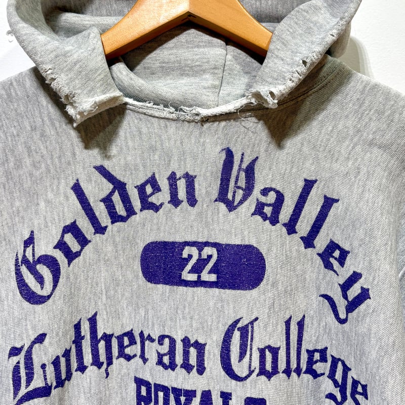 80s Champion RW HOODIE リバースウィーブ パーカー GRAY L