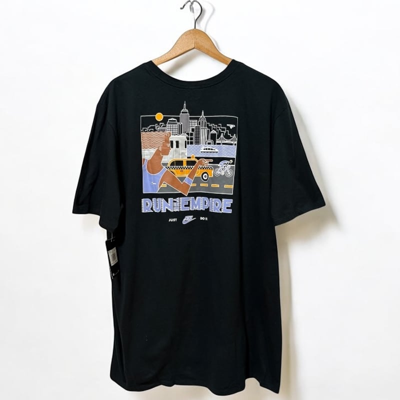 00s NIKE Tシャツ RUN THE EMPIRE ニューヨークマラソン XXLサ