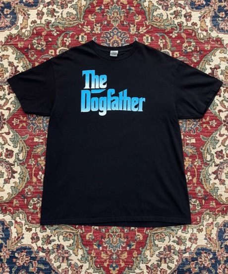 【USED】2000s SNOOP DOG “THE DOGFATHER” SS T-SHIRTS BLACK XLサイズ
