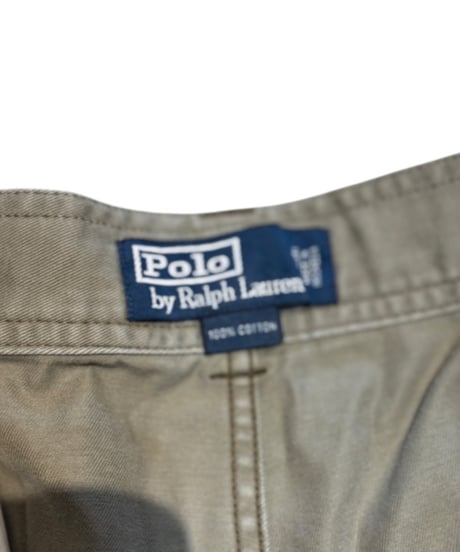 【USED】2000s Polo Ralph Lauren カーゴショートパンツ khaki W38インチ