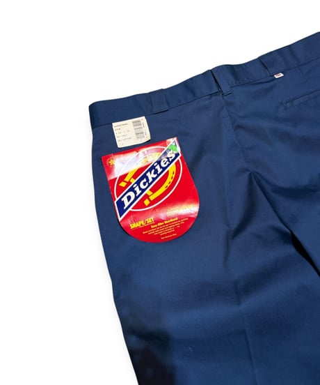 【DEADSTOCK】1980s Dickies 874 ワークパンツ NAVY W40L30 チビタグ アメリカ製