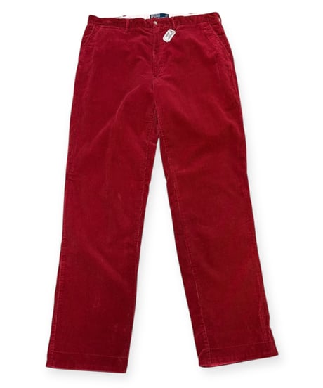 【USED】1990s Polo Ralph Lauren コーデュロイパンツ RED W36L34 レアカラー