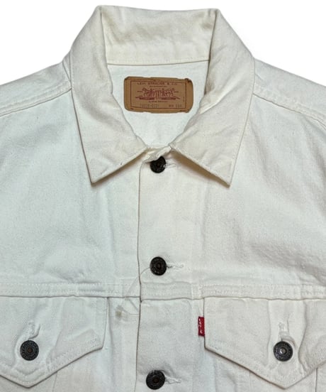 【USED】1990s Levi’s 70506 デニムジャケット ホワイト 44R 希少カラー