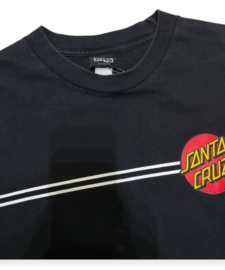 【USED】2000s SANTACLUZ サンタクルズ 半袖Tシャツ BLACK  XXLサイズ