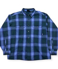 【USED】1990s Patagonia パタゴニア ヘビーフランネル ネイビーオンブレ Mサイズ ポルトガル製 美品