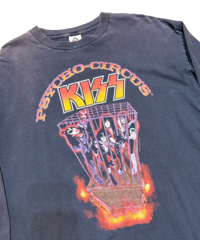 USED】1990s KISS サイコサーカス LS T-SHIRTS XLサイズ メキシコ