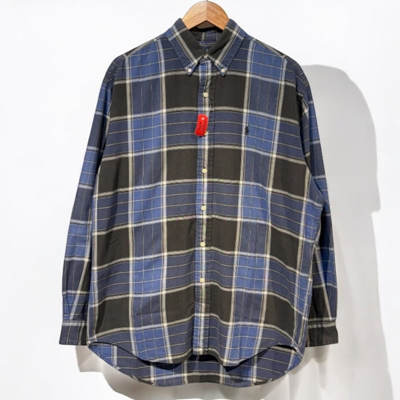 90s Polo Ralph Lauren BD SHIRTS BLAIRE NAVYx