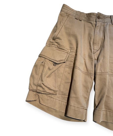 【USED】2000s Polo Ralph Lauren カーゴショートパンツ khaki W32インチ