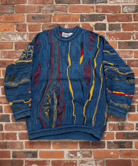 【USED】1990s COOGI クージー コットンニット オーストラリア製 Mサイズ