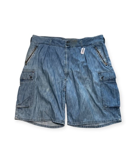 【USED】1990s RRL カーゴショートパンツ ヒッコリーストライプ　W40 USA製
