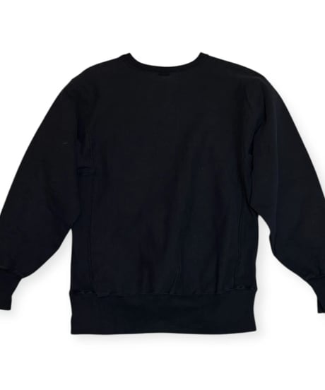【USED】1990s Champion RW チャンピオンリバースウィーブ クルーネックスウェット BLACK Lサイズ アメリカ製