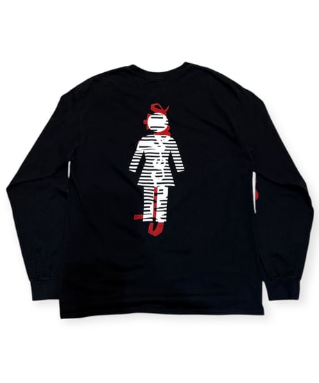 【USED】2000s GIRL x CHOCOLATE LS T-SHIRTS BLACK Lサイズ USA製