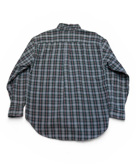 【USED】 1990s GAP ネルシャツ ボタンダウン GRAY Mサイズ インド製