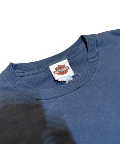 【USED】2000s HARLEY-DAVIDSON ハーレーダビッドソン SS T-SHIRTS NAVY Lサイズ