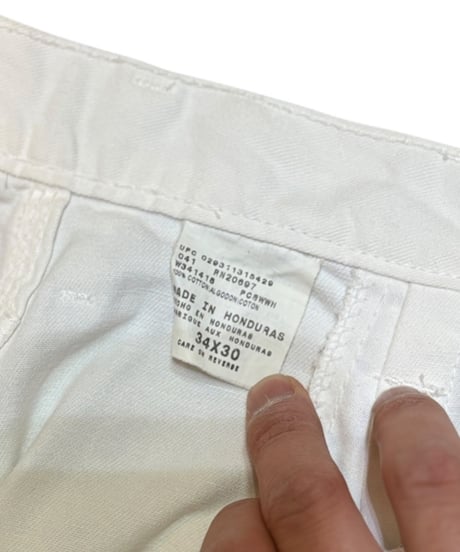 【USED】2000s Dickies Sherwin Williams ホワイトペインターパンツ W34L30 ペンキ