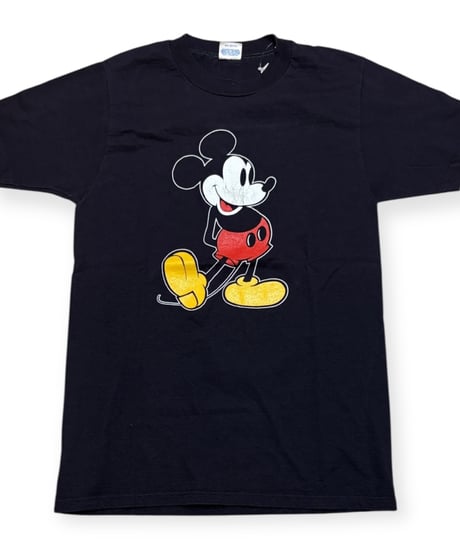 【USED】1990s Disney ミッキーマウス 半袖Tシャツ ブラック Mサイズ アメリカ製