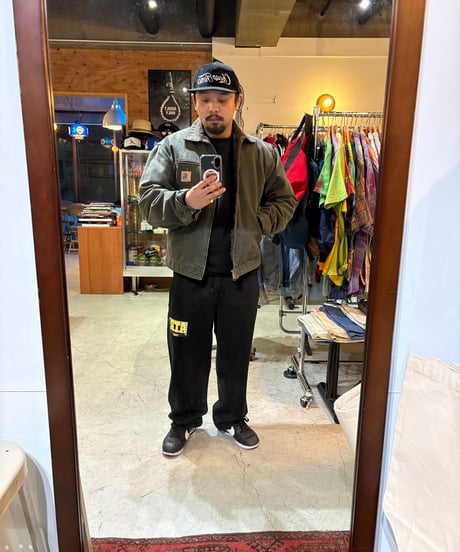 90年代Carhartt！名作デトロイトジャケット‼︎人気のMOSS‼︎Mサイズ！アメリカ製‼︎