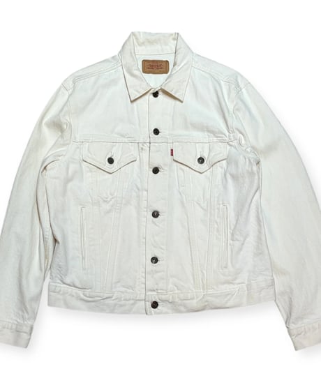 【USED】1990s Levi’s 70506 デニムジャケット ホワイト 44R 希少カラー
