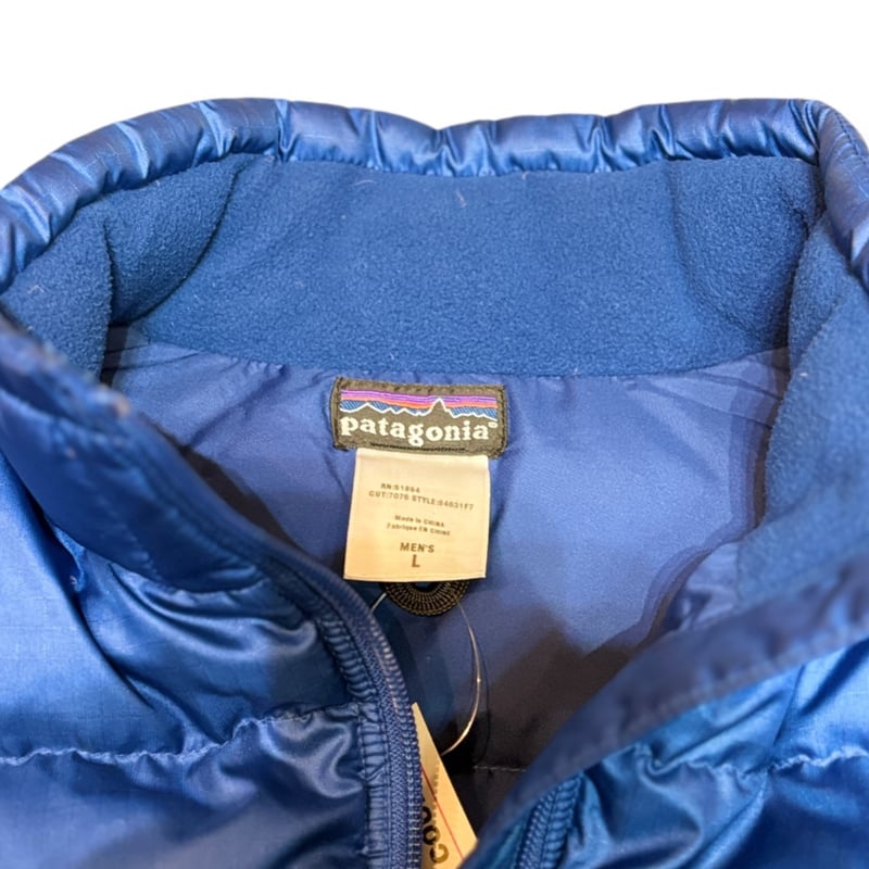 USED】2000s Patagonia ダウンベスト BLUE Lサイズ ミントコンディシ
