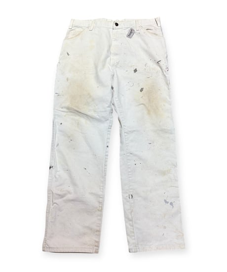 【USED】2000s Dickies Sherwin Williams ホワイト ペインターパンツ W36L32 ペンキ汚れ