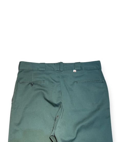 【USED】1980s Dickies 874 ワークパンツ W38 グリーン USA製