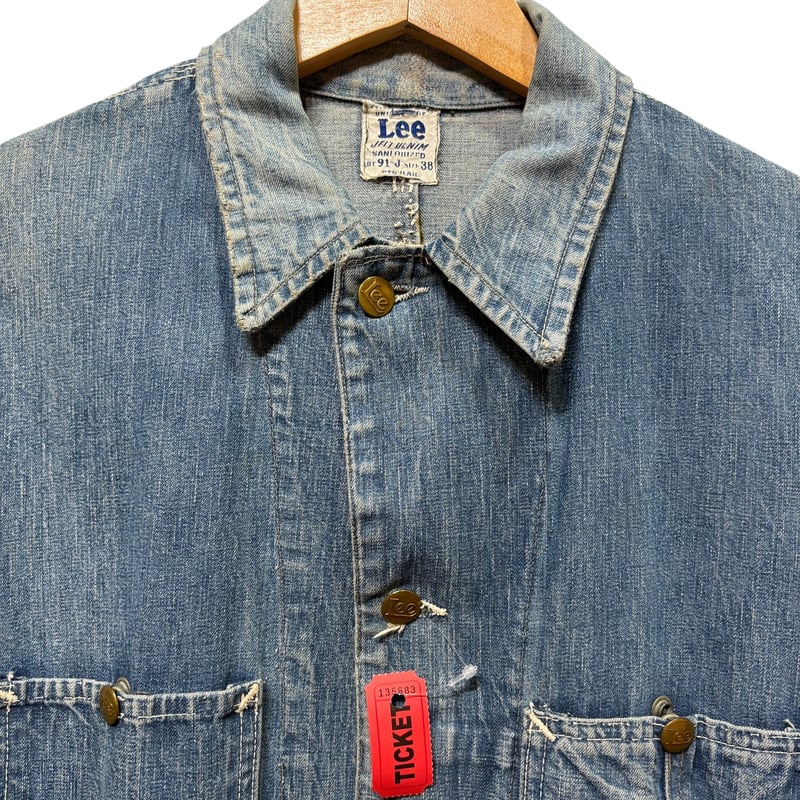 60s LEE 91-J デニムカバーオール サイズ38 雰囲気極上 | ATR STO