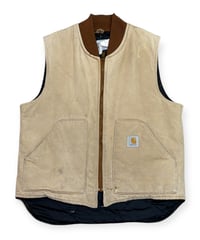 【USED】1990s Carhartt DUCK VEST ブラウン Lサイズ アメリカ製