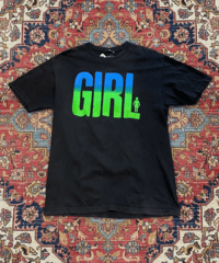 2000s GIRL SKATEBORDS SS T-SHIRTS BLACK Lサイズ USA製