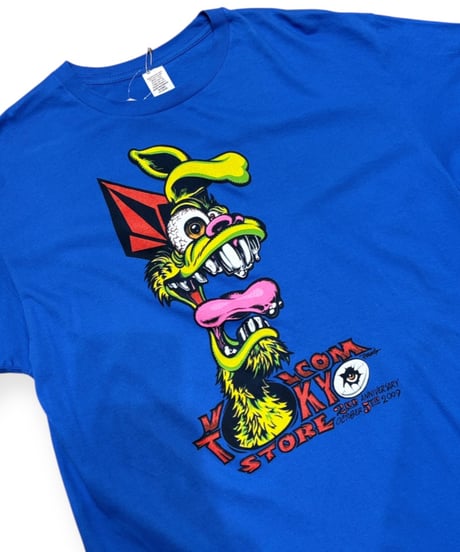 【USED】2000s VOLCOM SS T-SHIRTS BLUE Lサイズ