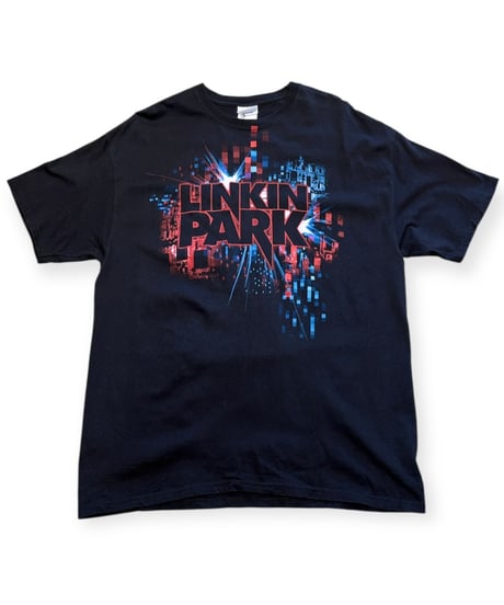 【USED】2000s Linkin Park リンキン・パーク SS T-SHIRTS 半袖Tシャツ BLACK XLサイズ HANESボディ