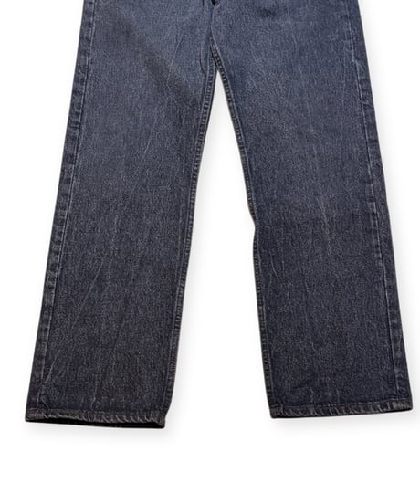 【USED】1980s Levi’s 501 ブラックデニムパンツ 先染め W33L30 アメリカ製 極美品