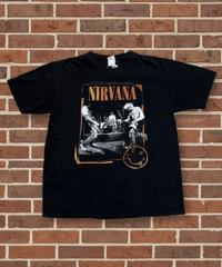 【USED】  2000s   NIRVANA ニルヴァーナ   バンドTシャツ   BLACK   XLサイズ   anvil