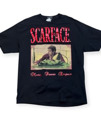 【USED】1990s SCARFACE スカーフェイス アルパチーノ オフィシャル 半袖Tシャツ BLACK  XLサイズ 極美品