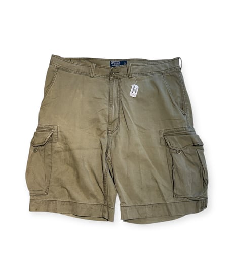 【USED】2000s Polo Ralph Lauren カーゴショートパンツ khaki W40インチ
