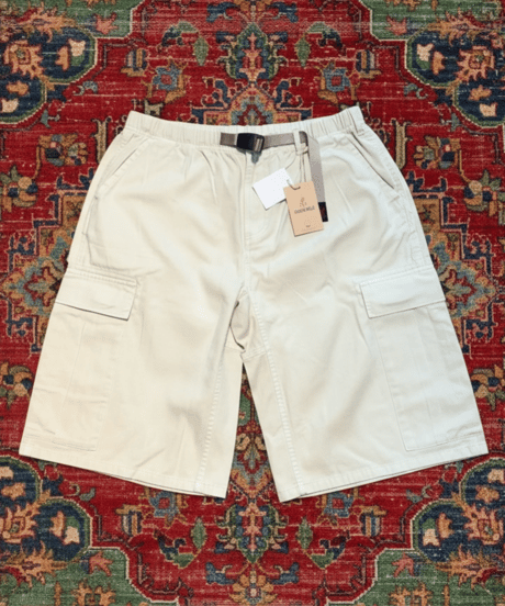 GRAMICCI カーゴショートパンツ “white”